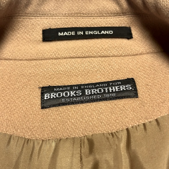 Brooks Brothers Cashmere Vintage Coat -above the knee length. Sz XL - Picture 5 of 16